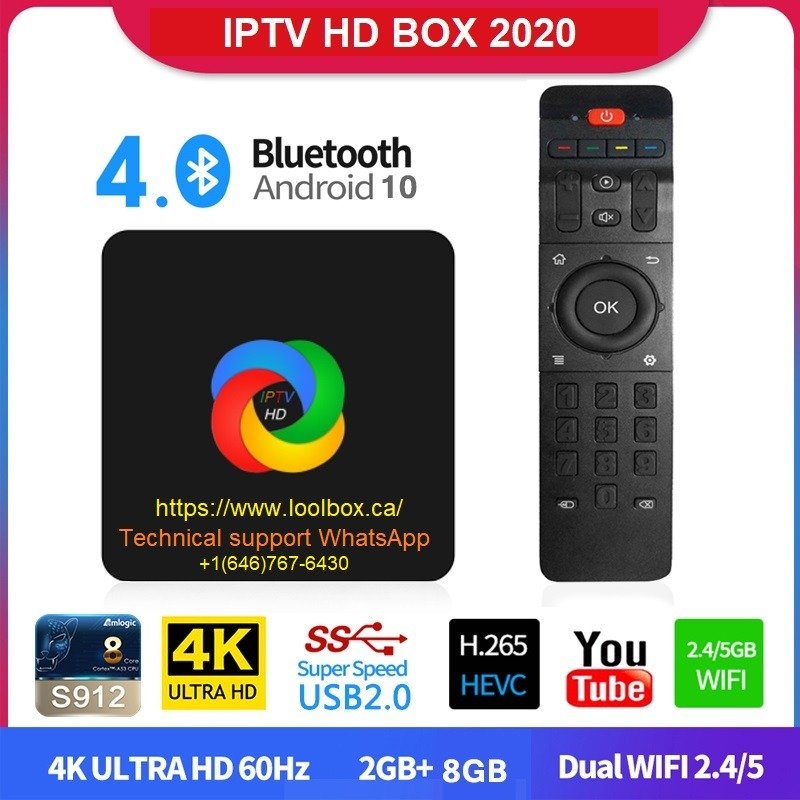 Décodeur Apprentissage Télécommande pour Lool Loolbox Iptv pour Smart Tv  Box